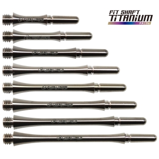 ダーツ COSMO DARTS Fit Flight Titanium slim4 Cosmo Fit Shaft - Titanium - Locked - Slim - Metal - Burnt